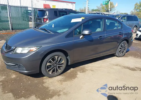2013 Honda Civic Ex z USA, uszkodzony, nr VIN 19XFB2F88DE031264